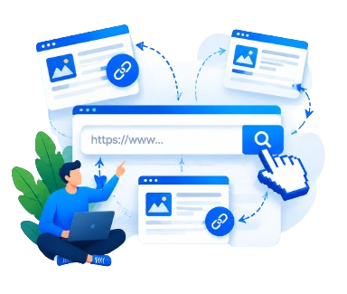 link building outreach illustration